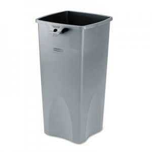 Rubbermaid Commercial 356988GY Untouchable Square Container, 23gal, Gray RCP356988GY