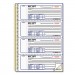 Rediform 8L810 Money Receipt Book, 7 x 2 3/4, Carbonless Duplicate, Twin Wire, 300 Sets/Book RED8L810