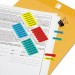 Redi-Tag 72020 Mini Arrow Page Flags, "Sign Here", Blue/Mint/Red/Yellow, 126 Flags/Pack RTG72020