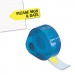 Redi-Tag 81124 Arrow Message Page Flags in Dispenser, "Please Sign and Date", Yellow, 120 Flags RTG81124