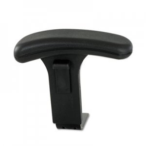 Safco 3496BL Height Adjustable T-Pad Arms for Safco Uber Big & Tall Chairs, Black SAF3496BL