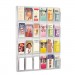 Safco 5601CL Reveal Clear Literature Displays, 24 Compartments, 30w x 2d x 41h, Clear SAF5601CL