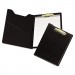 Samsill 71410 Value Padfolio, Heavyweight Sealed Vinyl, Brass Clip, Inside Front Pocket, Black SAM71410