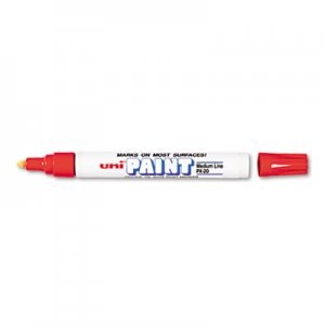 Sanford uni-Paint 63602 uni-Paint Marker, Medium Point, Red SAN63602