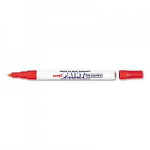 Sanford uni-Paint 63702 uni-Paint Marker, Fine Point, Red SAN63702
