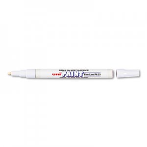 Sanford uni-Paint 63713 uni-Paint Marker, Fine Point, White SAN63713