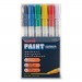 uni-Paint UBC63721 uni-Paint Markers, Fine Point, Assorted, 12/Set