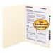 Smead 14510 Folders, One Fastener, Straight Cut, Top Tab, Letter, Manila, 50/Box SMD14510