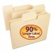 Smead 10301 SuperTab File Folders, 1/3 Cut Top Tab, Letter, Manila, 100/Box SMD10301