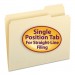 Smead 10333 File Folders, 1/3 Cut Third Position, One-Ply Top Tab, Letter, Manila, 100/Box SMD10333