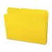 Smead 10504 Waterproof Poly File Folders, 1/3 Cut Top Tab, Letter, Yellow, 24/Box SMD10504