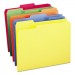 Smead 11943 File Folders, 1/3 Cut Top Tab, Letter, Bright Assorted Colors, 100/Box SMD11943