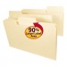 Smead 15301 SuperTab File Folders, 1/3 Cut Top Tab, Legal, Manila, 100/Box SMD15301