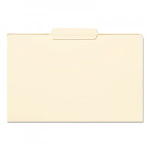 Smead 15336 File Folder, 1/3 Cut Second Position, Reinforced Top Tab, Legal, Manila, 100/Box SMD15336
