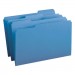 Smead 17043 File Folders, 1/3 Cut Top Tab, Legal, Blue, 100/Box SMD17043