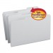 Smead 17334 File Folders, 1/3 Cut, Reinforced Top Tab, Legal, Gray, 100/Box SMD17334