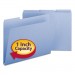 Smead 21530 Recycled Folders, One Inch Expansion, 1/3 Cut Top Tab, Letter, Blue 25/Box SMD21530