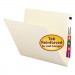 Smead 24110 Straight Cut End Tab Folders, 9 1/2 Inch Front, Letter, Manila, 100/Box SMD24110