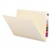 Smead 27100 Shelf Folders, Straight Cut, Single-Ply End Tab, Legal, Manila, 100/Box SMD27100