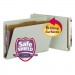 Smead 29800 Pressboard End Tab Classification Folder, Legal, 4-Section, Gray/Green, 10/Box SMD29800