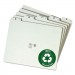 Smead 50376 Recycled Top Tab File Guides, Alpha, 1/5 Tab, Pressboard, Letter, 25/Set SMD50376