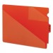 Smead 61960 Out Guides with Diagonal-Cut Pockets, Poly, Letter, Red, 50/Box SMD61960