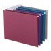 Smead 64056 Designer Assortment Hanging Folders, 1/5 Tab, 11 Point Stock, Letter, 25/Box SMD64056