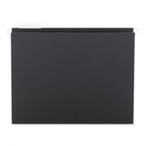 Smead 64062 Hanging File Folders, 1/5 Cut, 11 Point Stock, Letter, Black, 25/Box SMD64062