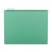 Smead 64061 Hanging File Folders, 1/5 Tab, 11 Point Stock, Letter, Bright Green, 25/Box SMD64061