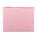 Smead 64066 Hanging File Folders, 1/5 Tab, 11 Point Stock, Letter, Pink, 25/Box SMD64066