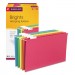 Smead 64159 Hanging File Folders, 1/5 Tab, 11 Point Stock, Legal, Assorted Colors, 25/Box SMD64159