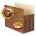 Smead 73395 7" Exp Pocket with Tyvek, Straight, Letter, Manila/Redrope, 5/Box SMD73395
