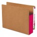 Smead 73686 3 1/2" Exp File Pockets, Straight Tab, Letter, Red, 10/Box SMD73686