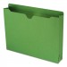 Smead 75563 Colored File Jackets w/Reinforced 2-Ply Tab, Letter, 11pt, Green, 50/Box SMD75563
