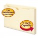 Smead 76520 Manila File Jackets, 2-Ply Top, 1" Exp, Legal, 11 Point, Manila, 50/Box SMD76520
