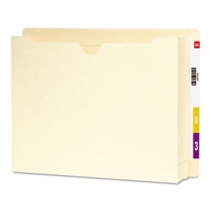 Smead 76910 End Tab File Jacket, 2" Accordion Expansion, 12 3/8 x 9 1/2, 14 Pt. Mla, 25