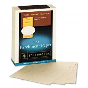 Southworth 894C Parchment Specialty Paper, Copper, 24 lb., 8 1/2 x 11, 500/Box SOU894C