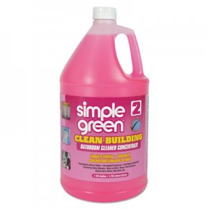 Simple Green 11101 Clean Building Bathroom Cleaner Concentrate, Unscented, 1gal Bottle SMP11101