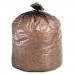 Stout G3344B11 Eco-Degradable Plastic Trash Garbage Bag, 39gal, 1.1mil, 33 x 44, Brown, 40/Box STOG3344B11