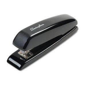 Swingline GBC 64601 Durable Full Strip Desk Stapler, 20-Sheet Capacity, Black SWI64601
