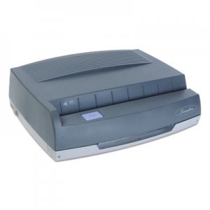 Swingline GBC 9800350 50-Sheet 350MD Electric Three-Hole Punch, 9/32" Holes, Gray SWI9800350