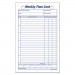 TOPS TOP3016 Employee Time Card, Weekly, 4 1/4 x 6 3/4, 100/Pack