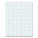 TOPS 33041 Quadrille Pads, 4 Squares/Inch, 8 1/2 x 11, White, 50 Sheets TOP33041