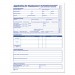 TOPS 3288 Comprehensive Employee Application Form, 8 1/2 x 11, 25 Forms TOP3288