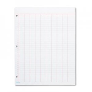 TOPS 3619 Data Pad w/Numbered Column Headings, 11" x 8 1/2", White, 50 Sheets TOP3619