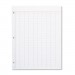 TOPS 3619 Data Pad w/Numbered Column Headings, 11" x 8 1/2", White, 50 Sheets TOP3619