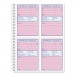 TOPS 4009 Telephone Message Book, Fax/Mobile Section, 5 1/2 x 3 3/16, Two-Part, 400/Book TOP4009