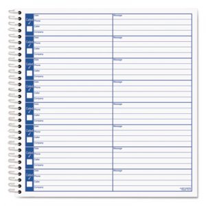 TOPS 4416 Voice Message Log Books, 8 1/4 x 8 1/2, 800-Message Book TOP4416