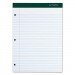 TOPS 63384 Double Docket Writing Pad, 8 1/2 x 11 3/4, White, 100 Sheets TOP63384