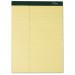 TOPS 63396 Double Docket Ruled Pads, 8 1/2 x 11 3/4, Canary, 100 Sheets, 6 Pads/Pack TOP63396